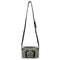 Mary Frances Picture Beaded Crossbody Bag Silver Special Black Camera Handbag New