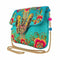 Mary Frances Butterfly Blue Pink Spring Special Beaded Crossbody Handbag Bag New