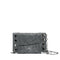 Hammitt Levy After Dark Silver Purse Embossed Leather Handbag Crossbody Bag New