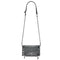 Hammitt Levy After Dark Silver Purse Embossed Leather Handbag Crossbody Bag New
