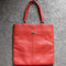 Cole Haan Village Marcy Tech Tote Bag Tango Red Leather Top Handbag Purse New