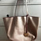 Michael Kors Merlot Pastel Pink Izzy Large Bag Reversible Tote Handbag Purse New