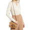 Tory Burch Eleanor Brocade Crossbody Handbag Floral Shoulder Bag Brown Purse NEW