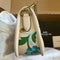 Coach Leather Swinger Bag 20 Quilting Small Handbag Floral Zip Beige Purse NEW