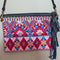 Johnny Was Laurell Fringe Floral Embroidery Bag Zip Handbag Black Pink Purse NEW