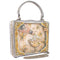 Mary Frances Make It Pop Top Handle Handbag Party Drink Silver Bag New