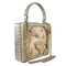 Mary Frances Make It Pop Top Handle Handbag Party Drink Silver Bag New