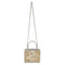 Mary Frances Make It Pop Top Handle Handbag Party Drink Silver Bag New