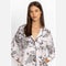 Johnny Was Carly Dreamer Ivory White PJ Set Floral Home Lounge Sleepwear 2 pc L NEW