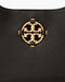 Tory Burch Miller Small Hobo Bag Leather Black Gold Shoulder Handbag Purse NEW
