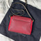 Marc Jacobs Hail To The Queen Katie Cabernet Crossbody Red Gold Leather Bag New