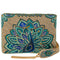 Mary Frances Royal Plume Crossbody Handbag Beaded Clutch Bird Golden Bag New