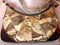 Francesco Biasia Olga Heaven Cuoio Animal Leather Bag Shoulder Handbag Purse NEW