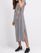 Johnny Was Osaka Relaxed Knit Dress Cotton Special Embroidery Pink Floral Black New