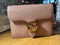 Gucci Soft Pink Dollar Calfskin Interlocking G Leather Shoulder Bag Handbag Italy NEW