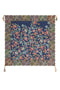 Johnny Was Peppermint Scarf Flowers Silk Square Large Floral Blue Scarves New