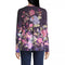 Johnny Was Janie Favorite Valeria Long Floral Special Tee Purple Top Shirt NEW