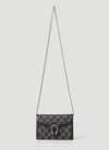 Gucci Dionysus GG Mini Shoulder Bag Cotton Black Denim Handbag Purse Italy NEW