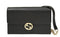Gucci GG Black Crossbody Handbag Calf Leather Gold Chain Purse Bag Italy NEW