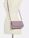 Coach Embossed Croc Hayden Crossbody Leather Handbag Bag Ice Purple Purse NEW