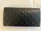 Gucci Signature Guccissima GG Black Fold Over Wallet Bag Box Purse Authentic New