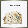 Tory Burch Kira Camera White Mixed Floral Ivory Afternoon Tea Shoulder Bag NEW