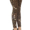 Johnny Was Legging Penelope Leggings Leopard Embroidery Floral Pants Medium NEW