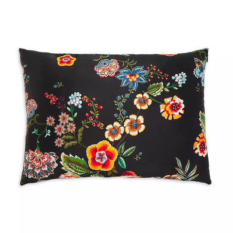 Johnny Was Decklyn Pillowcase Silk Floral Home Zipper Sandalwood Pink Flower NEW