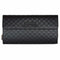Gucci Signature Micro GG Black Fold Wallet Leather Purse Italy Zip Card Case NEW