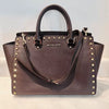 Michael Kors Selma North South Large Tote Bag Leather Coffee Brown Handbag NEW