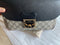 Gucci Tri Color Supreme Shoulder Bag Leather Handbag Gold Black Brown Purse NEW