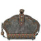 Mary Frances Royal Treatment Crossbody Crown Handbag Beaded Silver Gray Bag New
