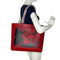 Coach Mickey Keith Haring Highline  Electric Red Leather Tote Bag NEW