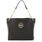 Tory Burch Small Britten Leather Tote Bag Black Handbag Shoulder Bag Purse New