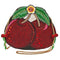 Mary Frances Wild Cherry Fruit Spring Beaded Handbag Bag Cherries Purse Red NEW