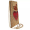 Mary Frances I Love Peace Red Heart Handbag Crossbody Phone Bag Gold Purse NEW