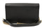 Gucci GG Black Crossbody Handbag Calf Leather Gold Chain Purse Bag Italy NEW