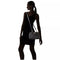 Coach Mini Nolita Satchel Polished Leather Shoulder Bag Handbag Purse Black NEW