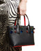 Christian Louboutin Cabata Mini Spike Leather Tote Bag Black Red Handbag NEW