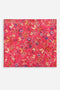 Johnny Was Luisa Cozy Blanket Flowers Pink Reversible Bag Floral Butterflies New