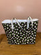 Michael Kors Carter Large Open Tote Bag Floral Magnetic Handbag Cream Brown NEW