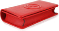 Gucci Soho Red GG Crossbody Wallet Leather Handbag Shoulder Bag Italy New