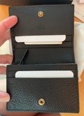 Gucci Blind For Love Bee Black GG Foldover Snap Wallet Italy Leather New