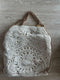 Stella McCartney Cotton Crochet Ajouree Small Tote Butter Cream Handbag Bag New