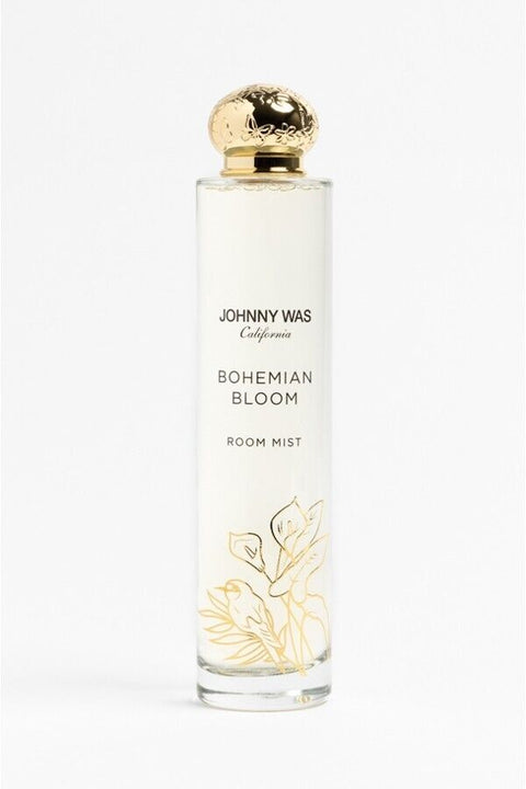 Johnny Was Bohemian Bloom Room linen Green Box Scent Bottle Spray New