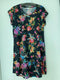 Johnny Was Sognatore Neros Long Sleeve PJ Set Floral Lounge Pajama Black New