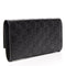 Gucci Signature Guccissima Black Clutch Fold over GG Wallet Bag Purse Italy New