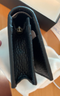 Gucci Blind For Love Bee Black GG Foldover Snap Wallet Italy Leather New