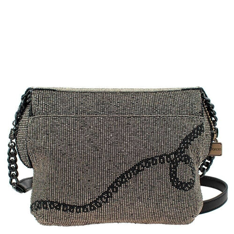 Mary Frances Busy Signal Crossbody Clutch Rotary Phone Handbag Beaded Bag New