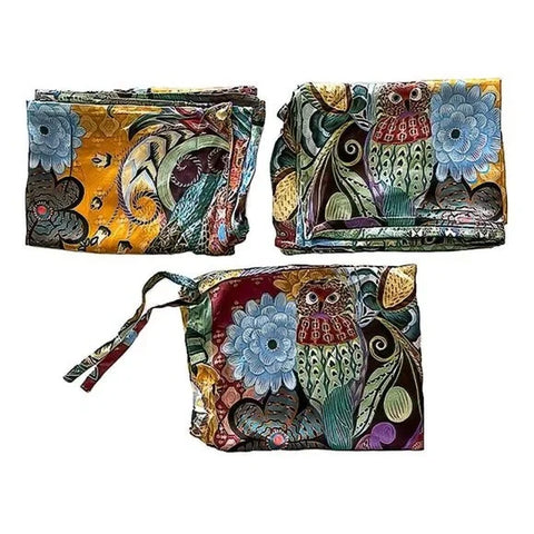 Johnny Was Decklyn Pillow Case Silk Flower Zipper Navy Blue Pink Home 2 pc NEW